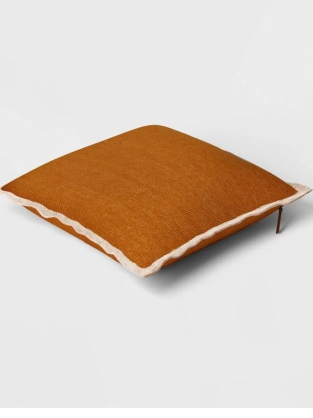 Threshold The Cozy Collection faux Cashmere Accent Pillow with Natural Trim